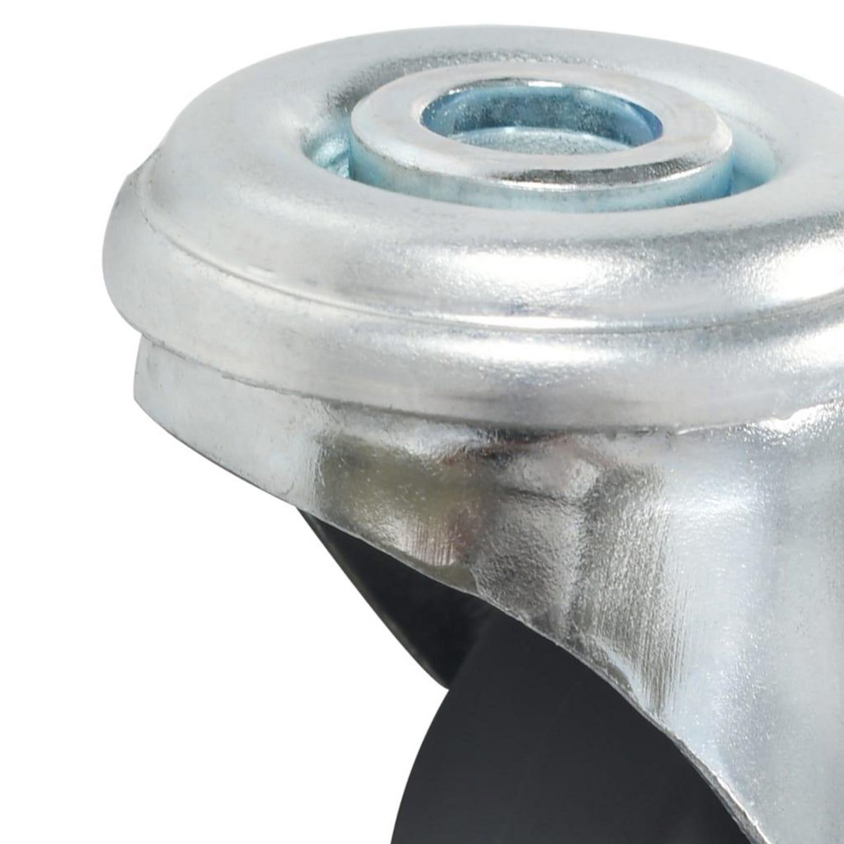 VIDAXL 16 pcs Roulettes pivotantes a trou de boulon 50 mm