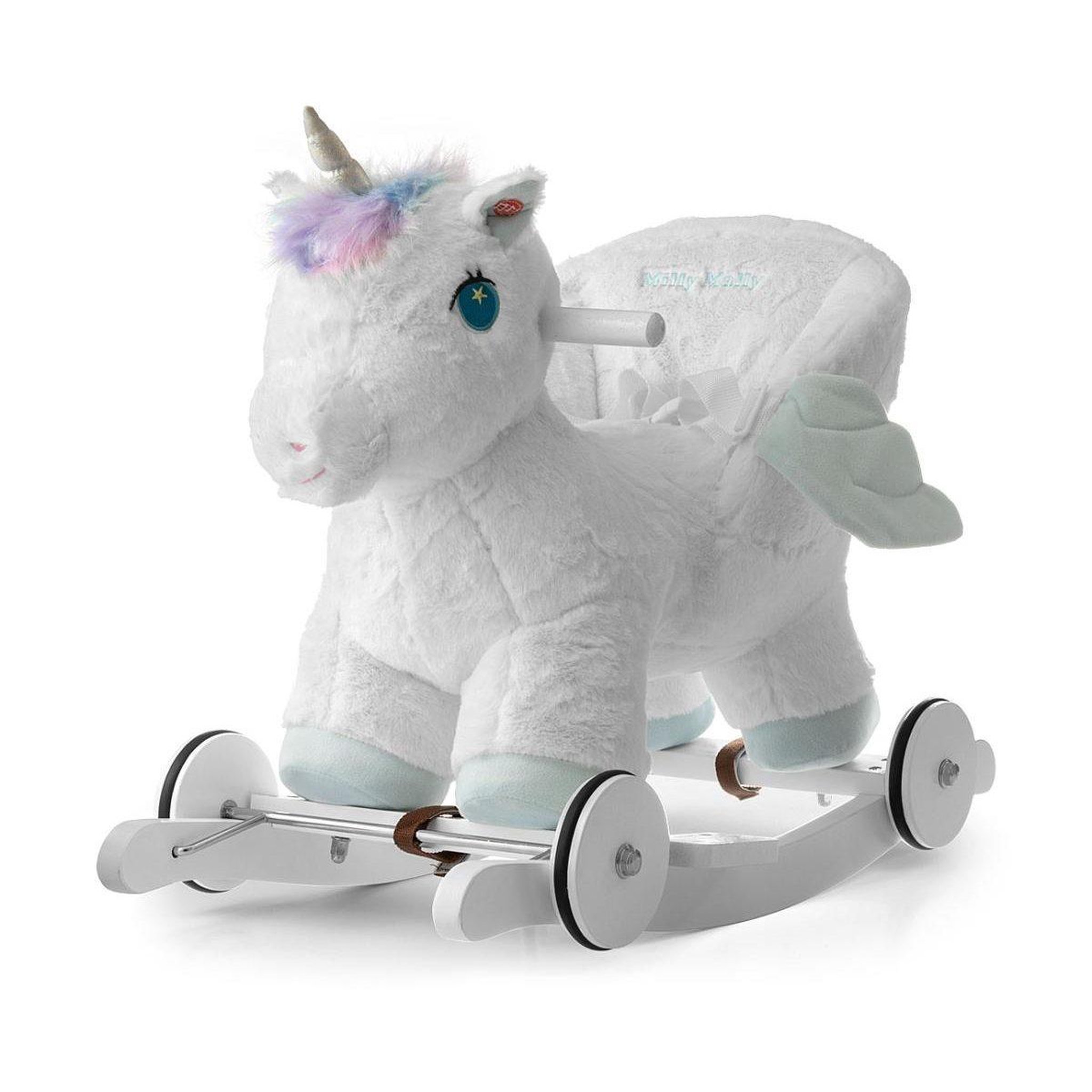 MILLY MALLY Licorne à bascule  polly blanche