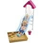 BARBIE Accessoires Babysitter tobbogan + enfant - Barbie 