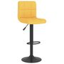 Voir la diapositive 2 : VIDAXL Tabouret de bar Jaune moutarde Tissu