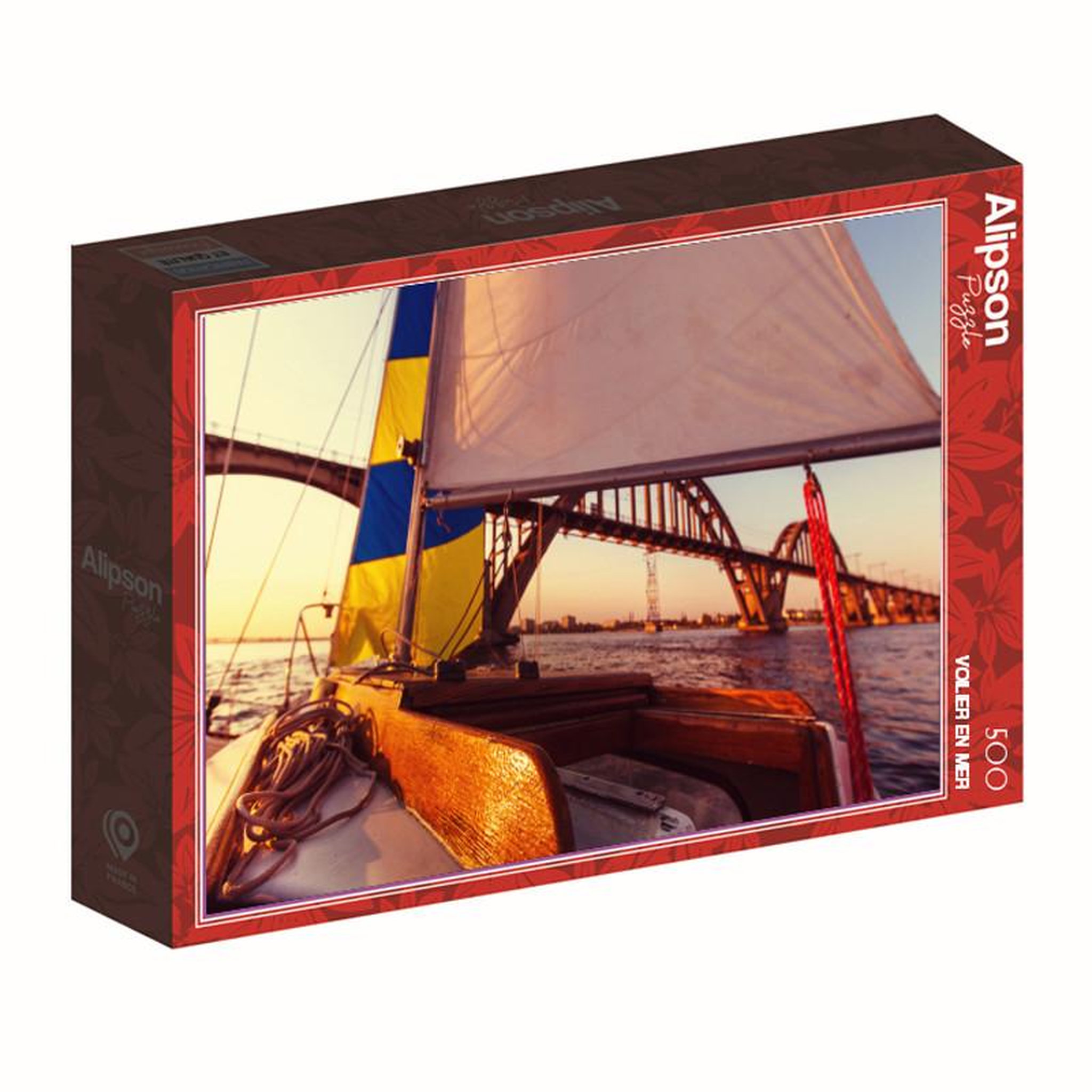 ALIZE Puzzle 500 pièces Voilier en mer paysage marin – Alizé