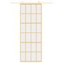 Voir la diapositive 3 : VIDAXL Porte coulissante dore 76x205 cm verre ESG clair et aluminium
