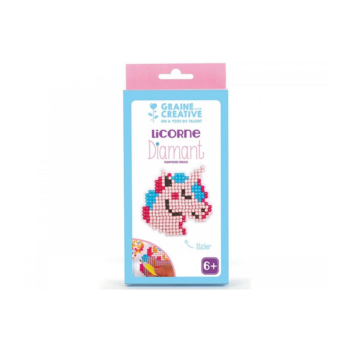 Graine créative kit diamant mosaique licorne