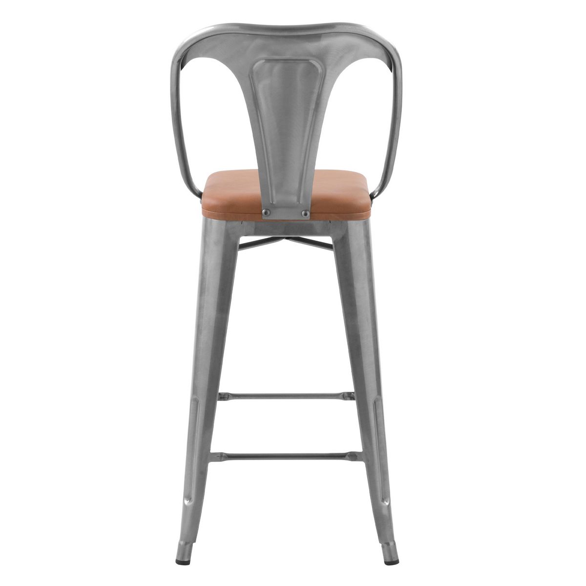 Rendez vous déco Lot de 2 chaises pour îlot central 68 cm noires et marron - Charly