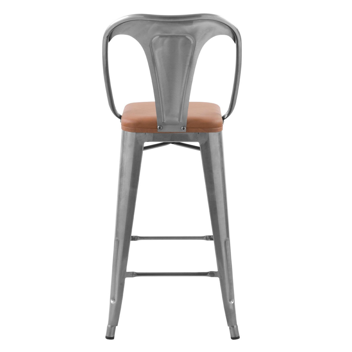 Rendez vous déco Lot de 2 chaises pour îlot central 68 cm noires et marron - Charly