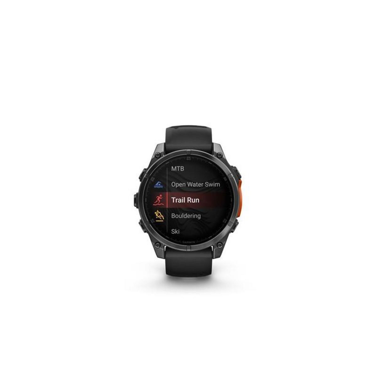 GARMIN Montre connectée Garmin Fenix8 47 mm Gris avec bracelet Noir