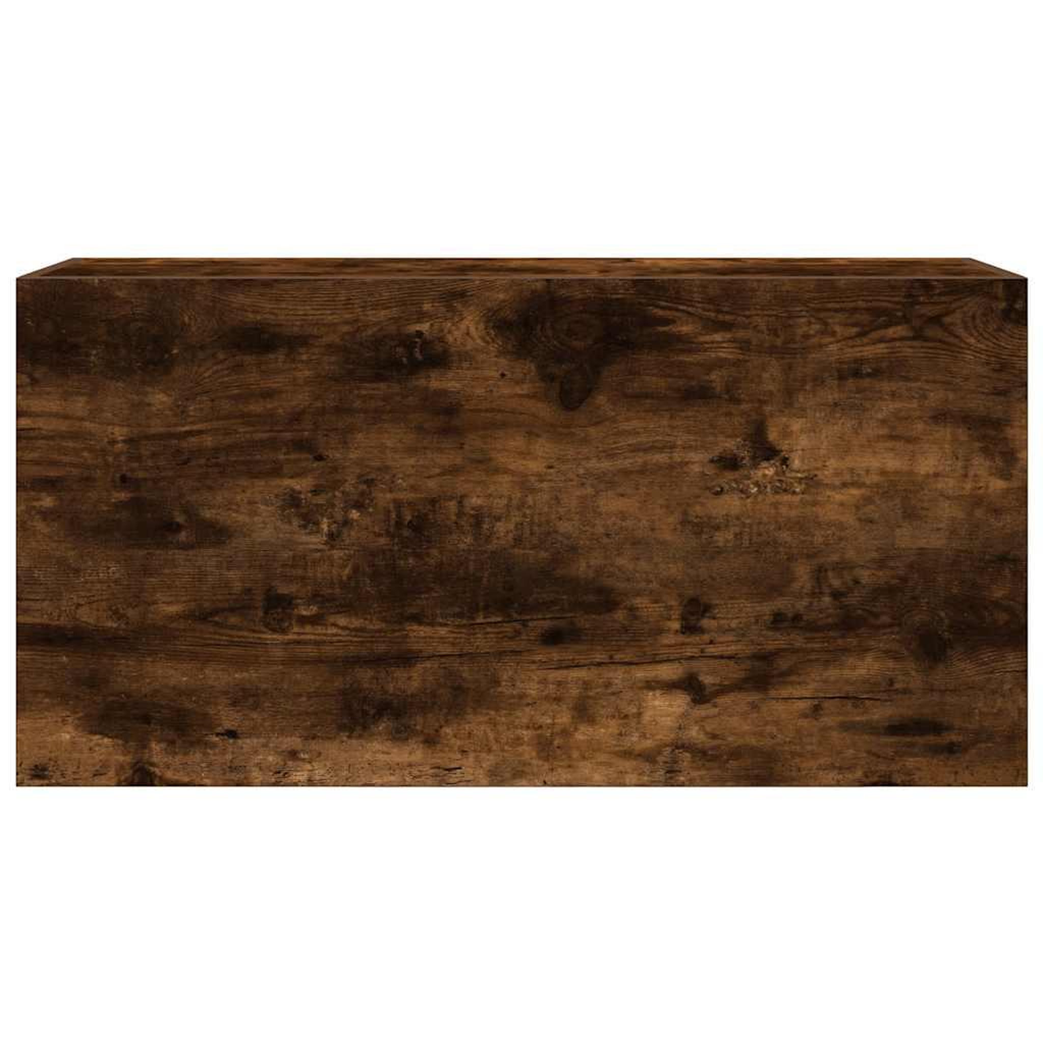 Voir la diapositive 4 : VIDAXL Armoire murale de bain chene fume 80x25x40 cm bois d'ingenierie