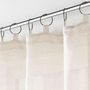 Voir la diapositive 4 : Douceur d'Intérieur Rideau à anneaux Alturas - Polyester et lin - 140 x 240 cm - Ecru