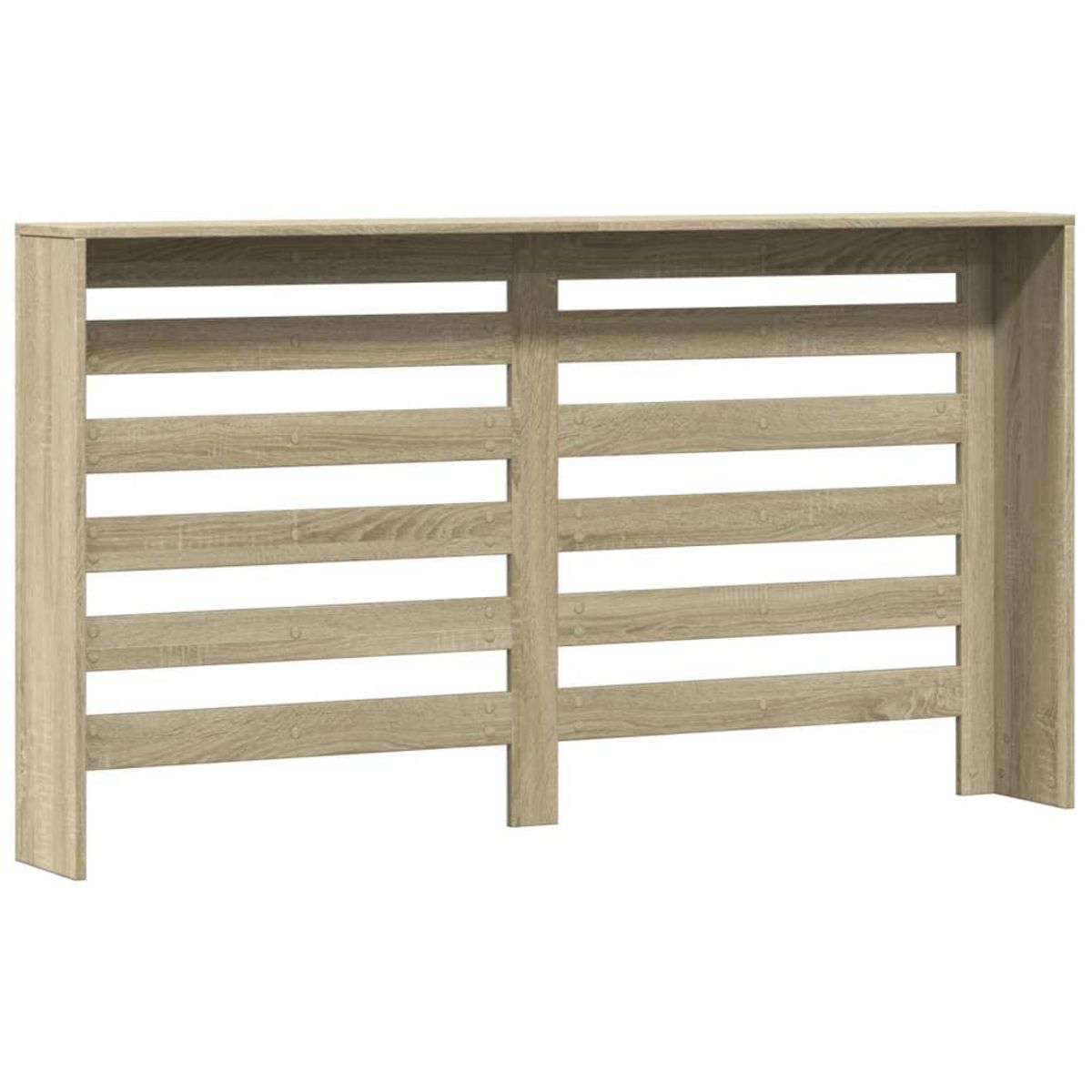 VIDAXL Cache-radiateur chene sonoma 149x20x82 cm bois d'ingenierie