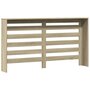 Voir la diapositive 5 : VIDAXL Cache-radiateur chene sonoma 149x20x82 cm bois d'ingenierie
