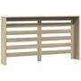 Voir la diapositive 5 : VIDAXL Cache-radiateur chene sonoma 149x20x82 cm bois d'ingenierie