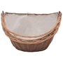 Voir la diapositive 3 : VIDAXL Panier a bois de chauffage avec poignee 60x44x55 cm Saule