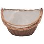 Voir la diapositive 3 : VIDAXL Panier a bois de chauffage avec poignee 60x44x55 cm Saule