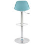 Voir la diapositive 5 : Paris Prix Tabouret de Bar  Queen  81-104cm Bleu