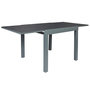 Voir la diapositive 1 : Paris Prix Table de Jardin Extensible  Haria  80-160cm Gris