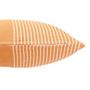 Voir la diapositive 2 : Paris Prix Coussin Déco Rayures  Mik  50x50cm Orange
