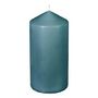 Voir la diapositive 1 : COMPTOIR DE LA BOUGIE Bougie Cylindrique Déco  Hugo  14cm Bleu Canard