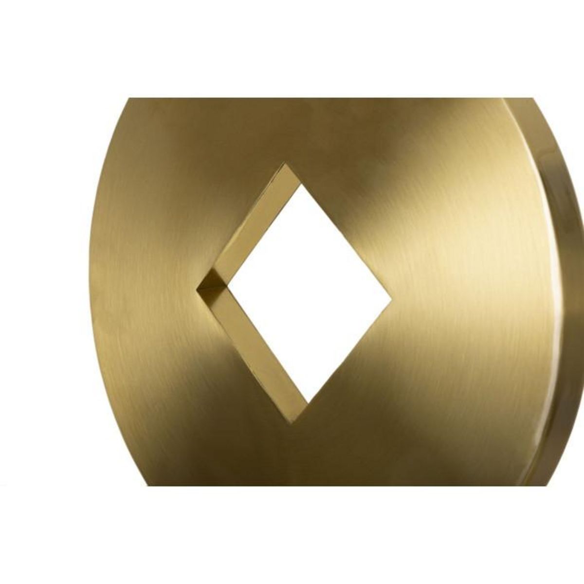 Paris Prix Lampadaire en Métal  Coin  151cm Or & Blanc