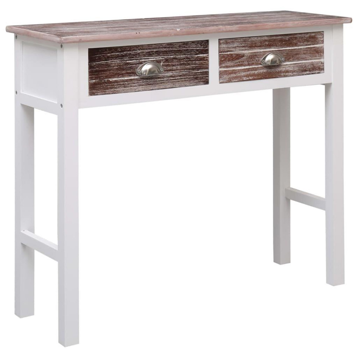 VIDAXL Table console Marron 90 x 30 x 77 cm Bois