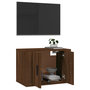 Voir la diapositive 5 : VIDAXL Meuble TV mural Chene marron 57x34,5x40 cm