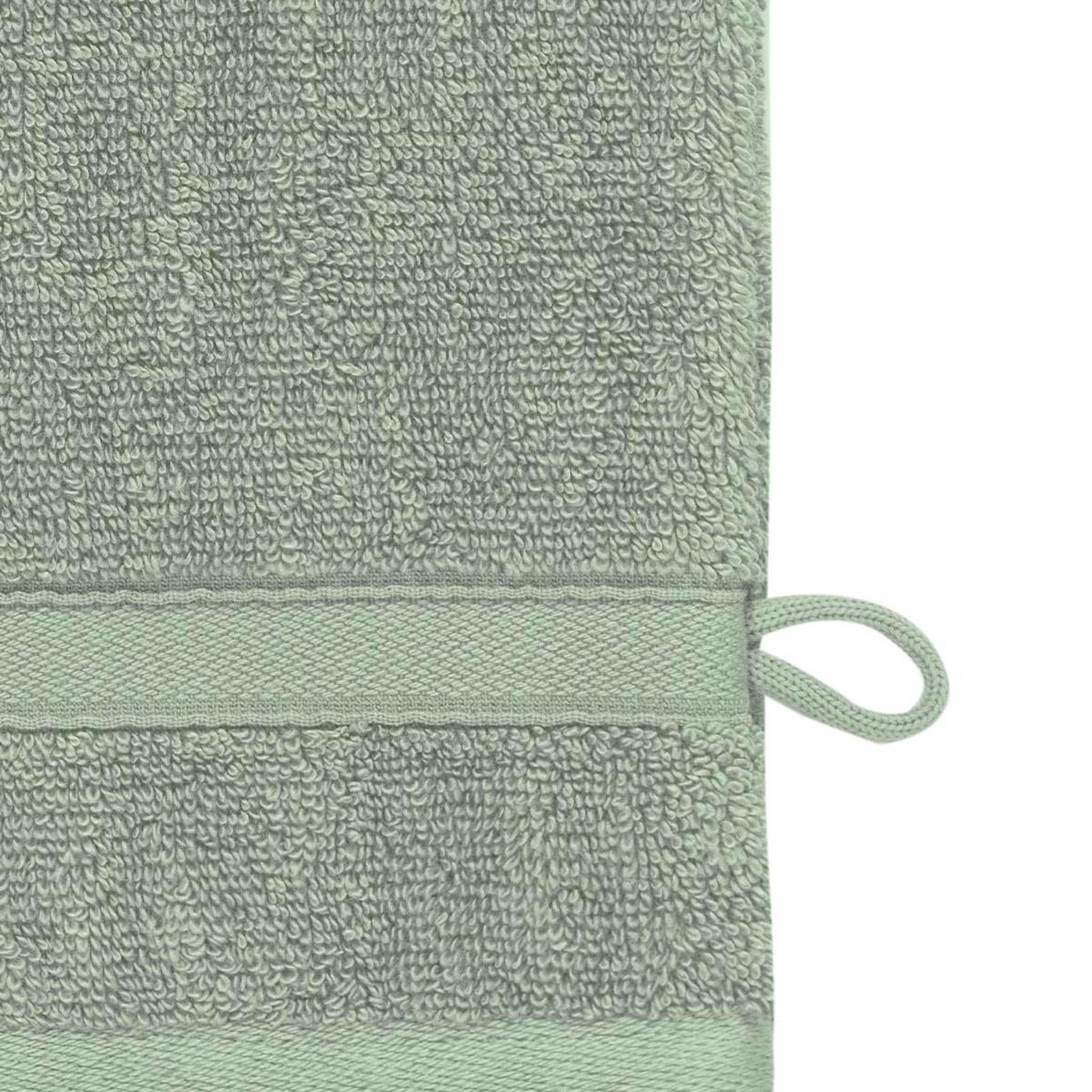 Voir la diapositive 3 : Sensei Maison Lot de 3 gants de toilette 600 g/m² SENSILK - 16x22 cm