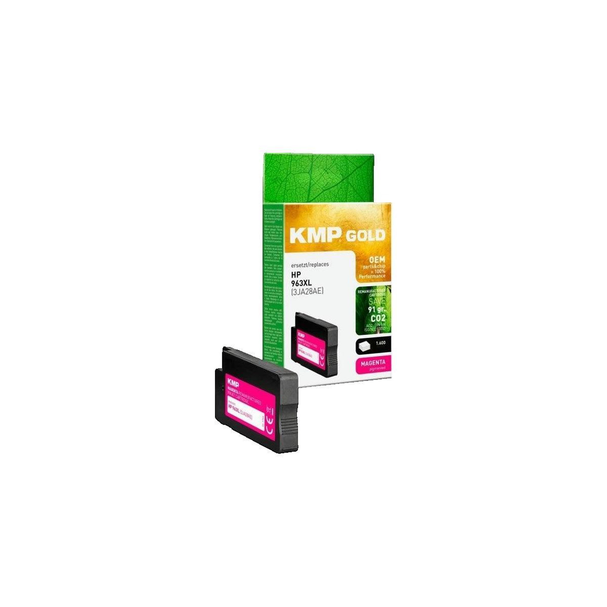 Voir la diapositive 2 : HP Cartouche d'encre KMP 963XL magenta