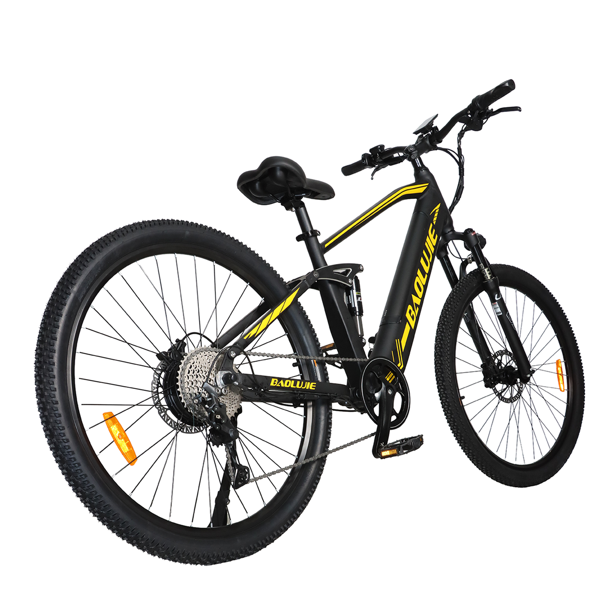 Voir la diapositive 6 : BAOLUJIE Baolujie s9 electric mountain bike 29 , full suspension, 10 speeds, black
