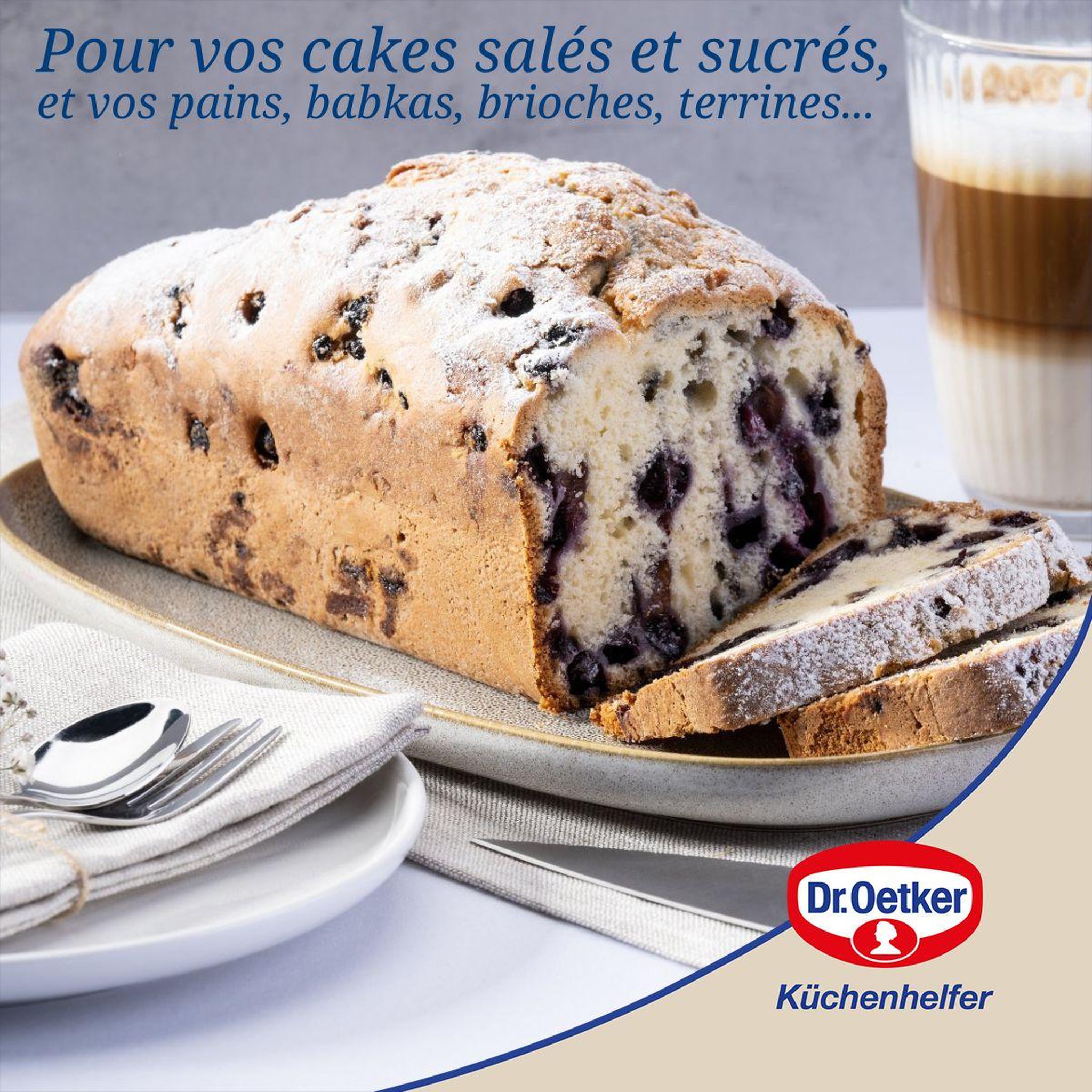 Voir la diapositive 4 : DR.OETKER Moule à cake coins arrondis 25 cm dr oetker back liebe