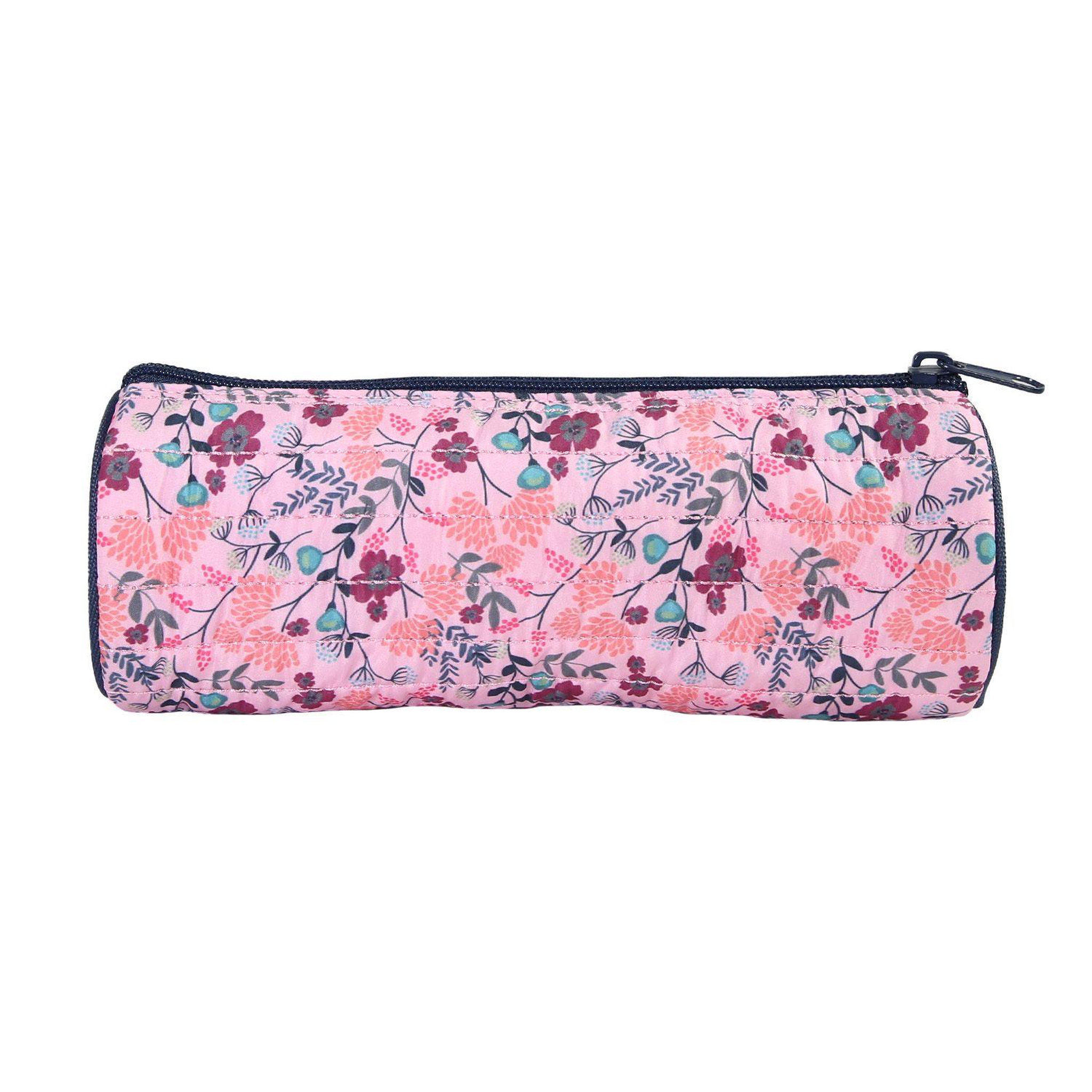 Voir la diapositive 4 : Bagtrotter Bagtrotter  - Trousse Scolaire Ronde - Multicolore- Fleurs - 1 Compartiment Zippé - 22x7x7cm - Matière Polyester - Accessoire et Papeterie Scolaire