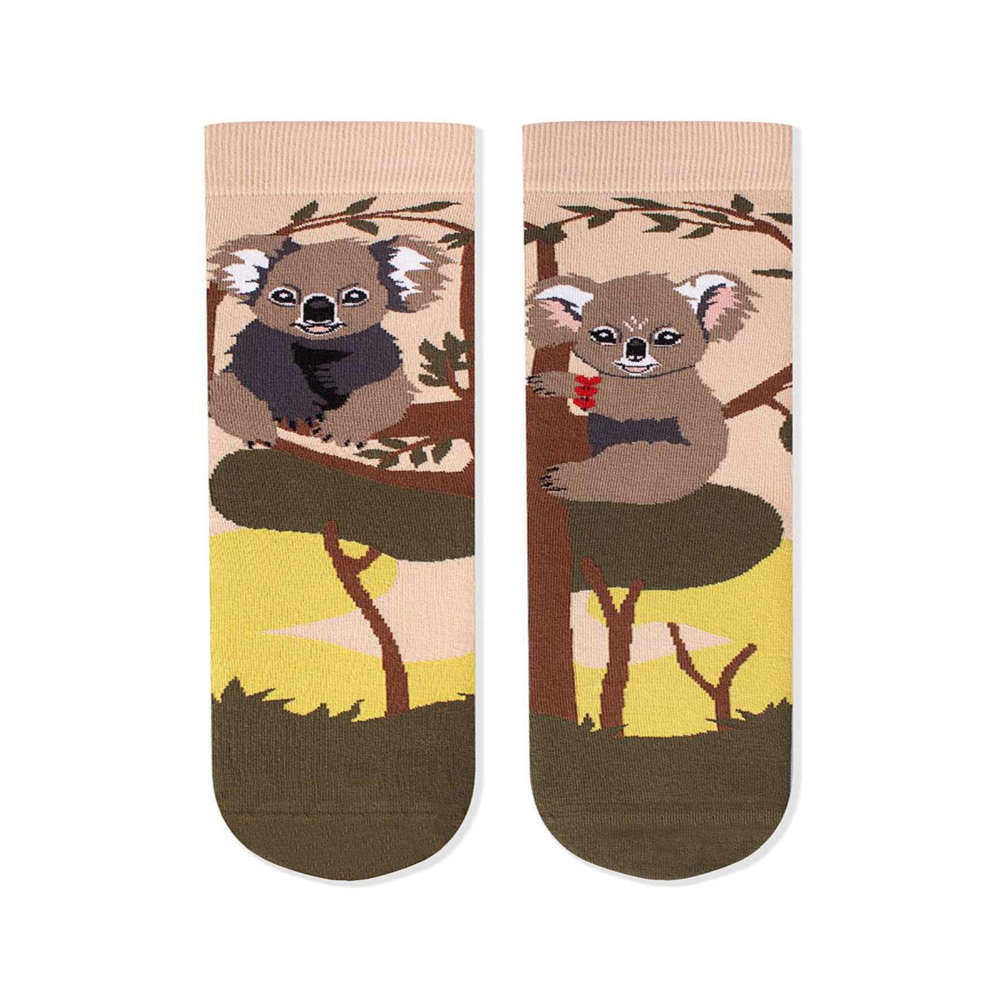 Voir la diapositive 2 : PIRIN HILL Chaussettes arty koalas amoureux