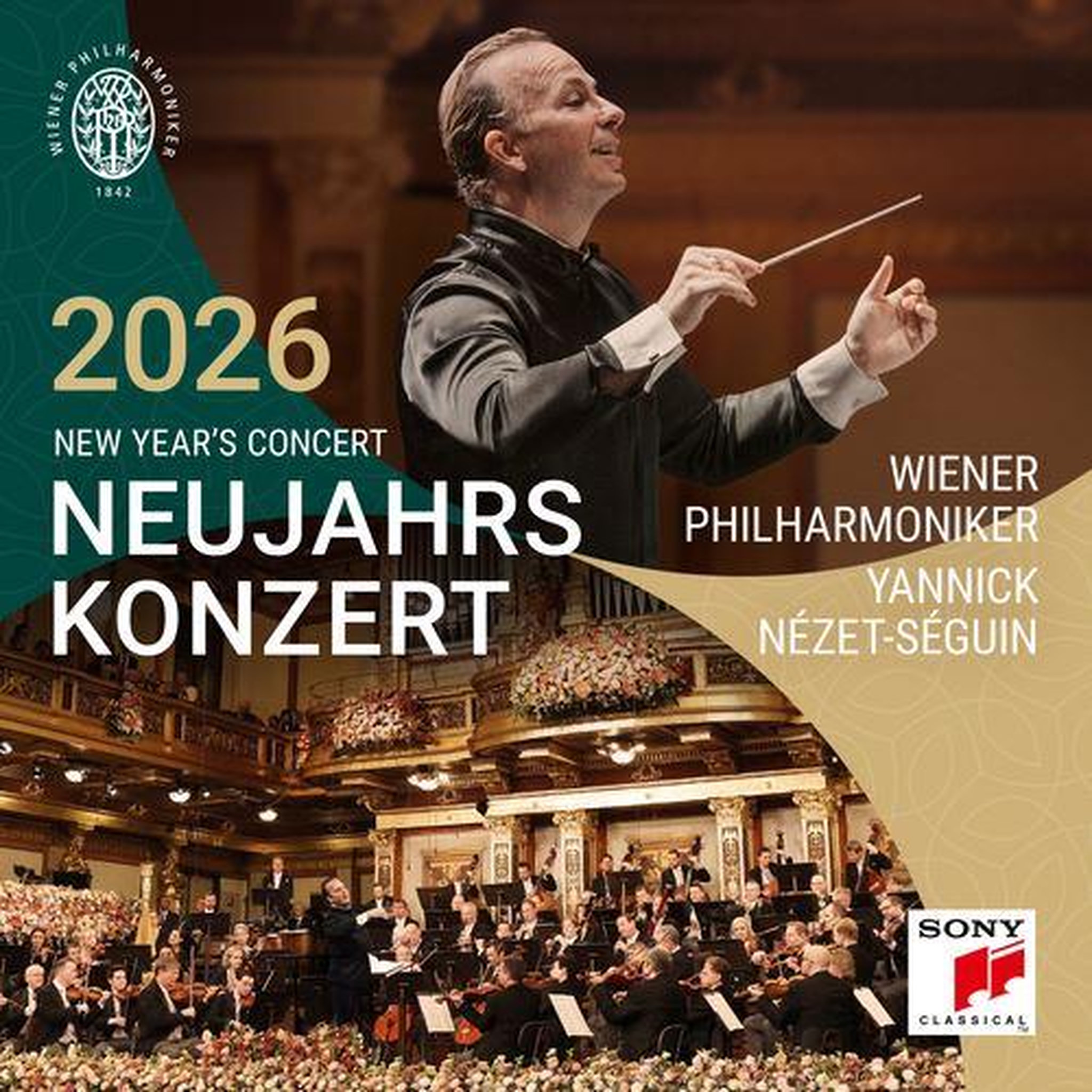 Voir la diapositive 2 : SONY CD Yannick Nézet-Séguin – Concert du Nouvel An de Vienne, Wiener Philharmoniker, Musique Classique