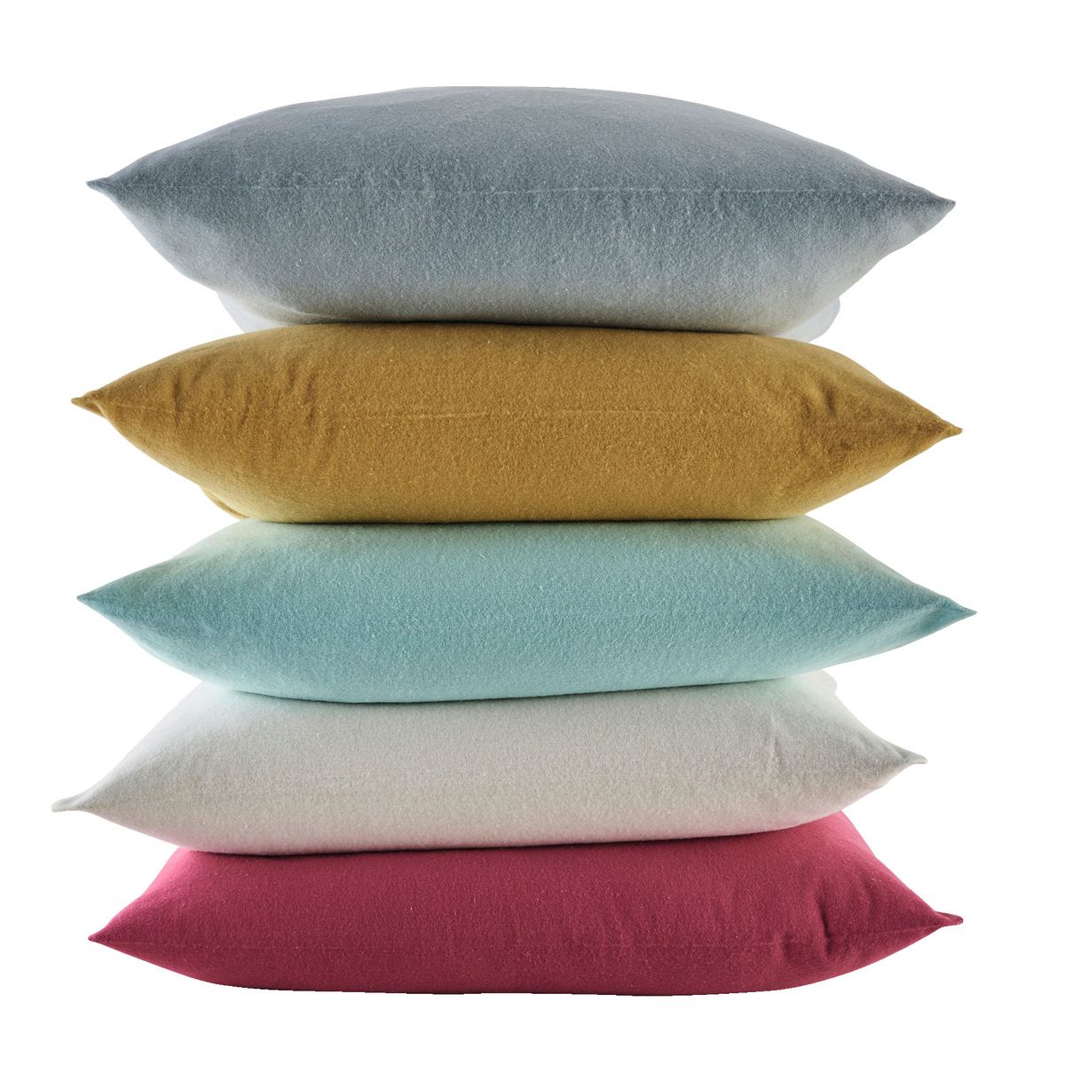 Taie d 'oreiller unie en flanelle 