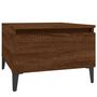 Voir la diapositive 2 : VIDAXL Table d'appoint Chene marron 50x46x35 cm Bois d'ingenierie
