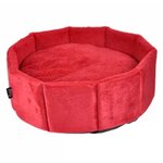 Paris Prix Lot de 2 Paniers pour Chat  Sweet Cat  48cm Rouge