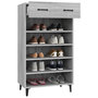 Voir la diapositive 4 : VIDAXL Armoire a chaussures Sonoma gris 60x35x105 cm Bois d'ingenierie