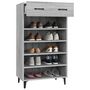Voir la diapositive 4 : VIDAXL Armoire a chaussures Sonoma gris 60x35x105 cm Bois d'ingenierie