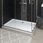 VIDAXL Receveur de douche avec picots Blanc 80x120x4 cm ABS