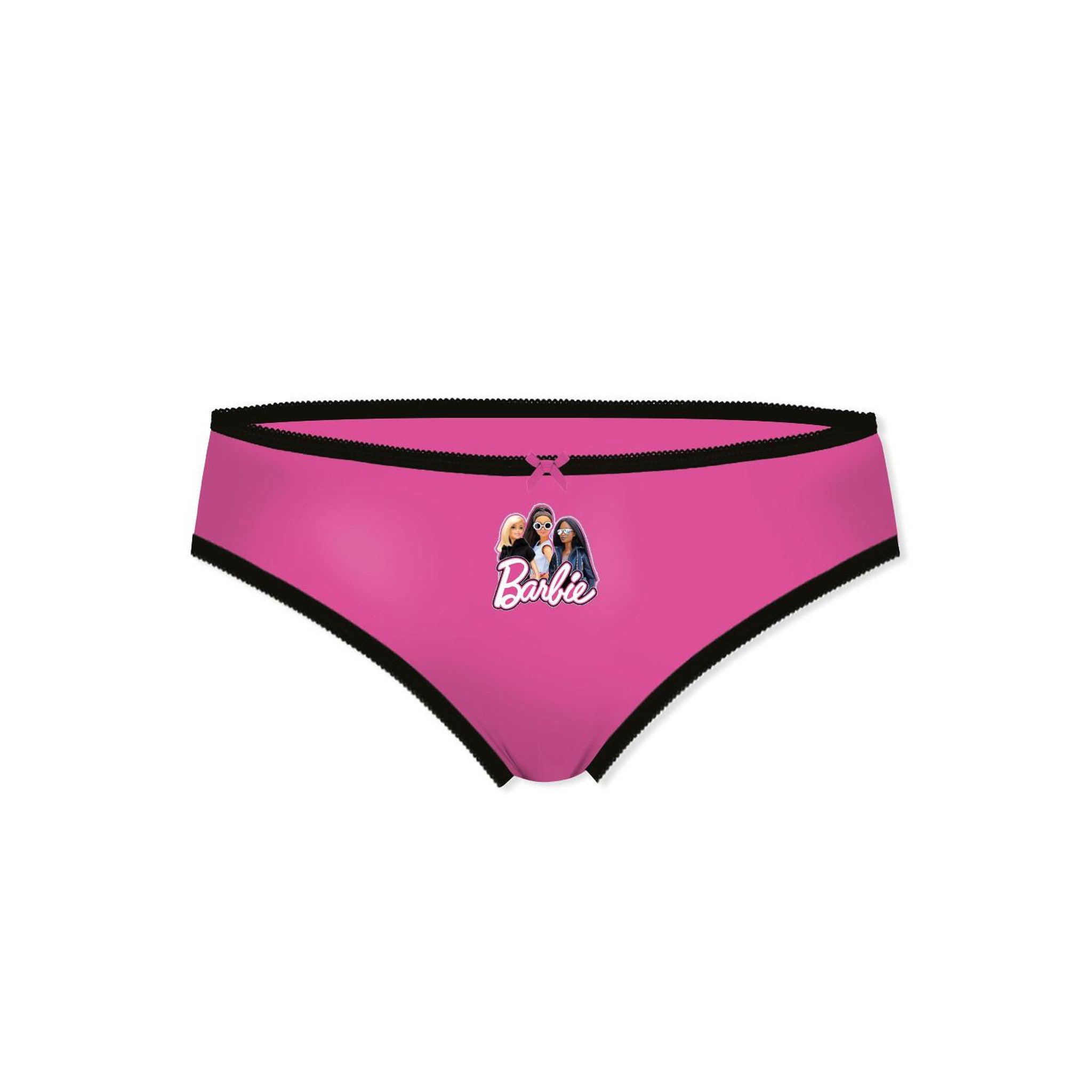 Voir la diapositive 6 : BARBIE Lot de 5 culottes bébé fille en coton