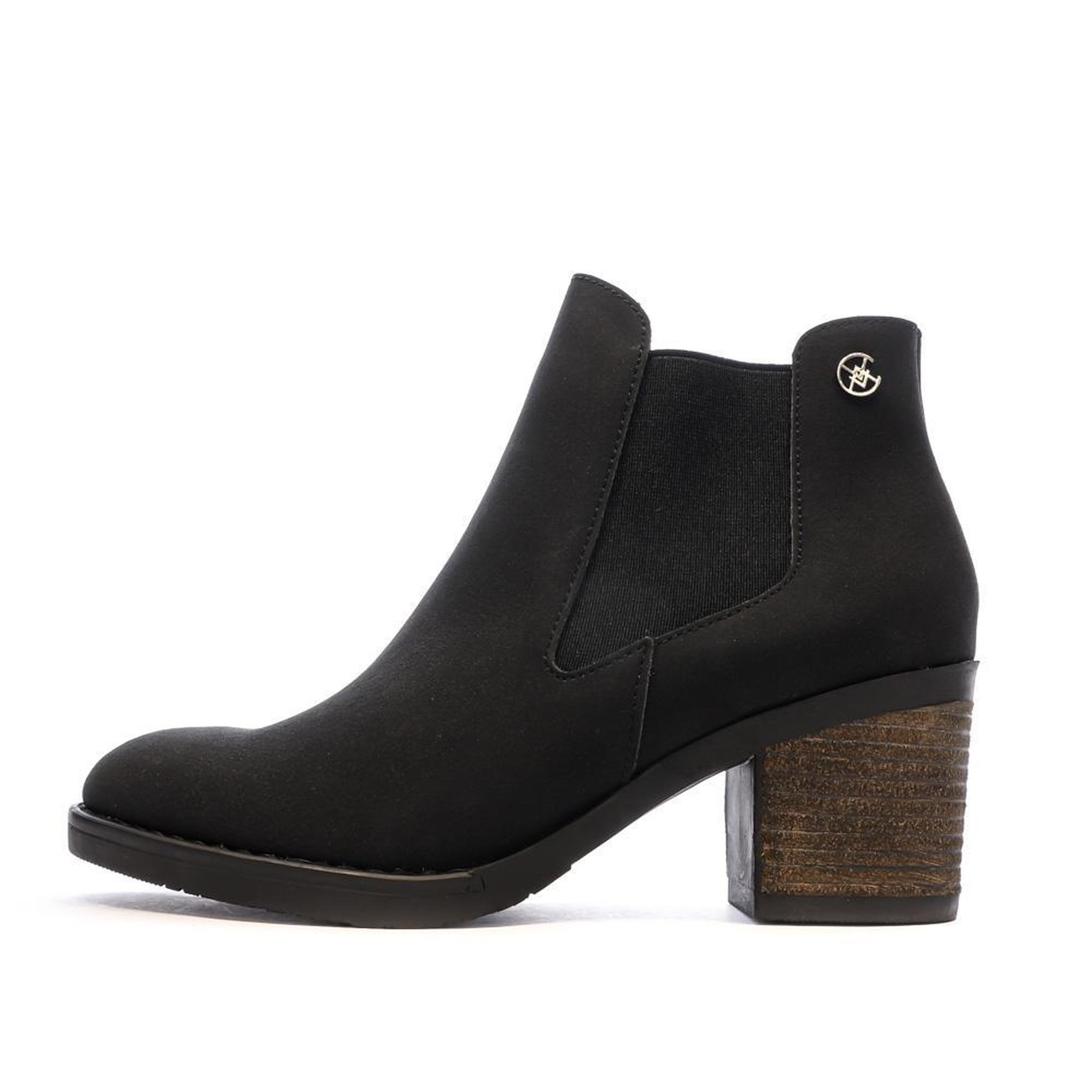 CHATTAWAK Bottines Noir Femme Chattawak TEXAS. Coloris disponibles : Noir