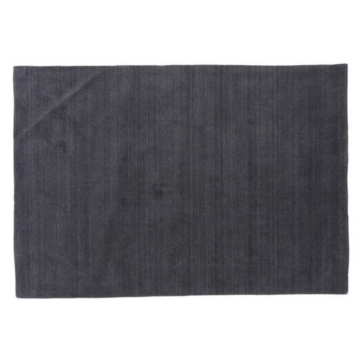 Paris Prix Tapis Déco en Laine  Ulla  202x300cm Gris Foncé