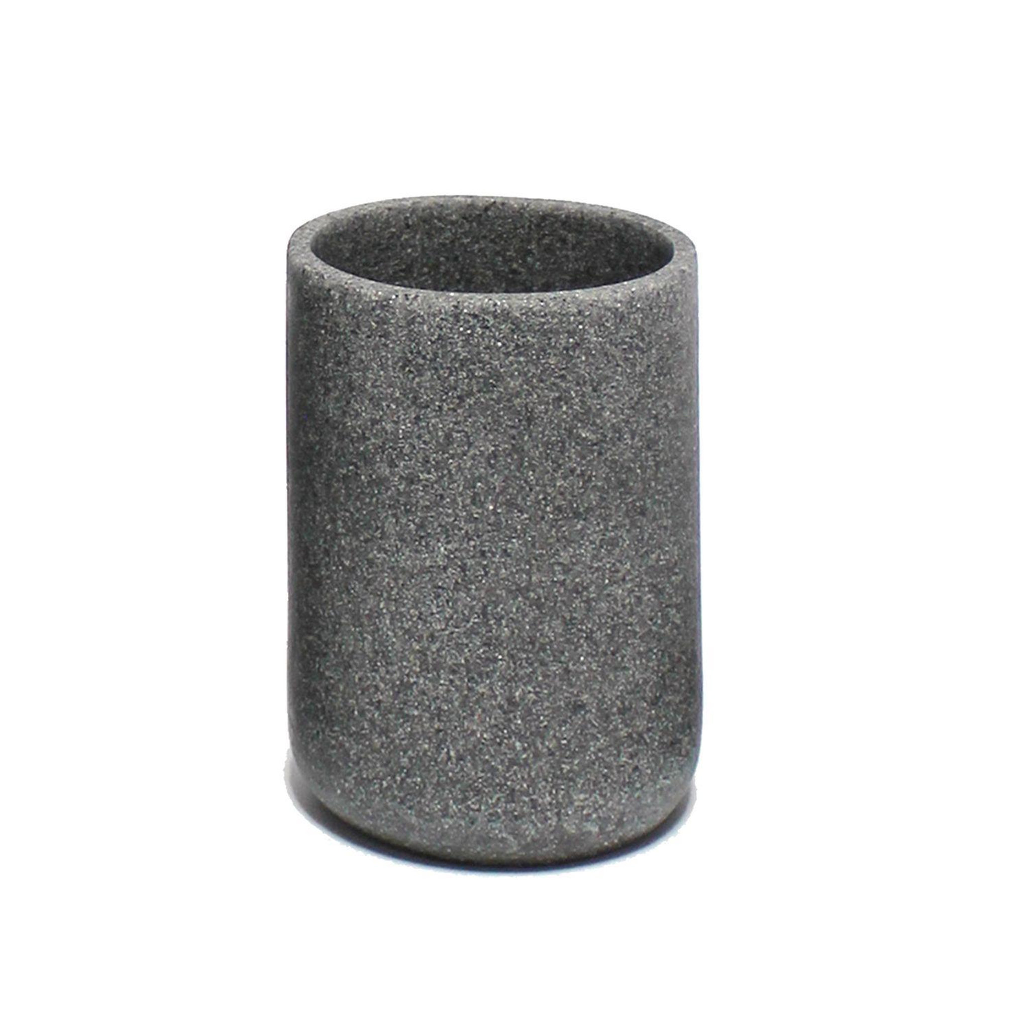 Douceur d'Intérieur Gobelet de salle de bain jasper effet granit - gris