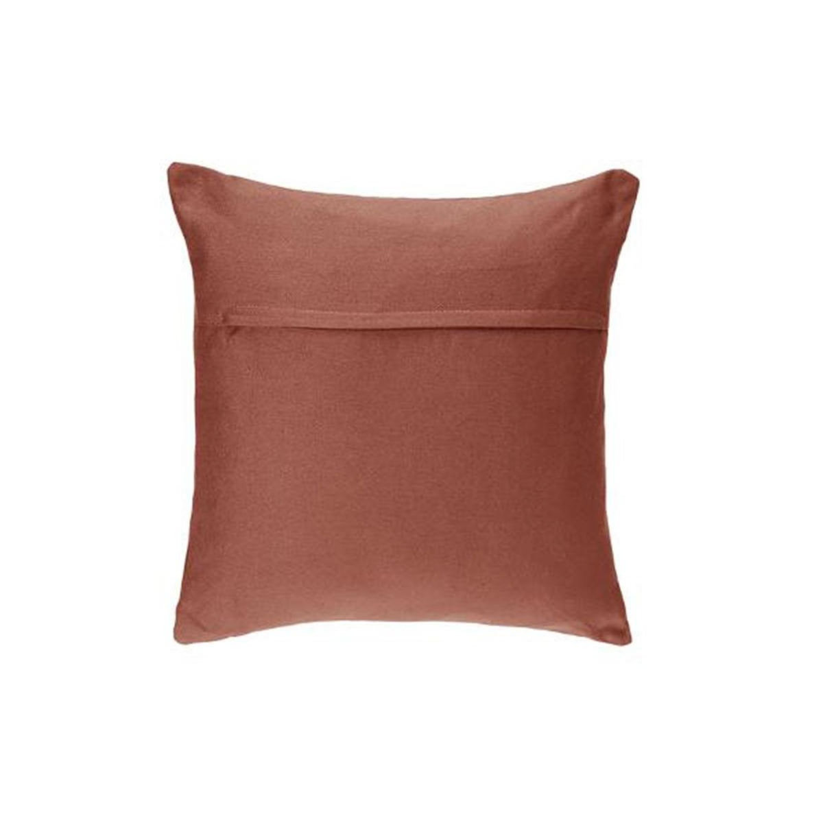ATMOSPHERA Coussin Déhoussable  Jovi  38x38cm Terracotta