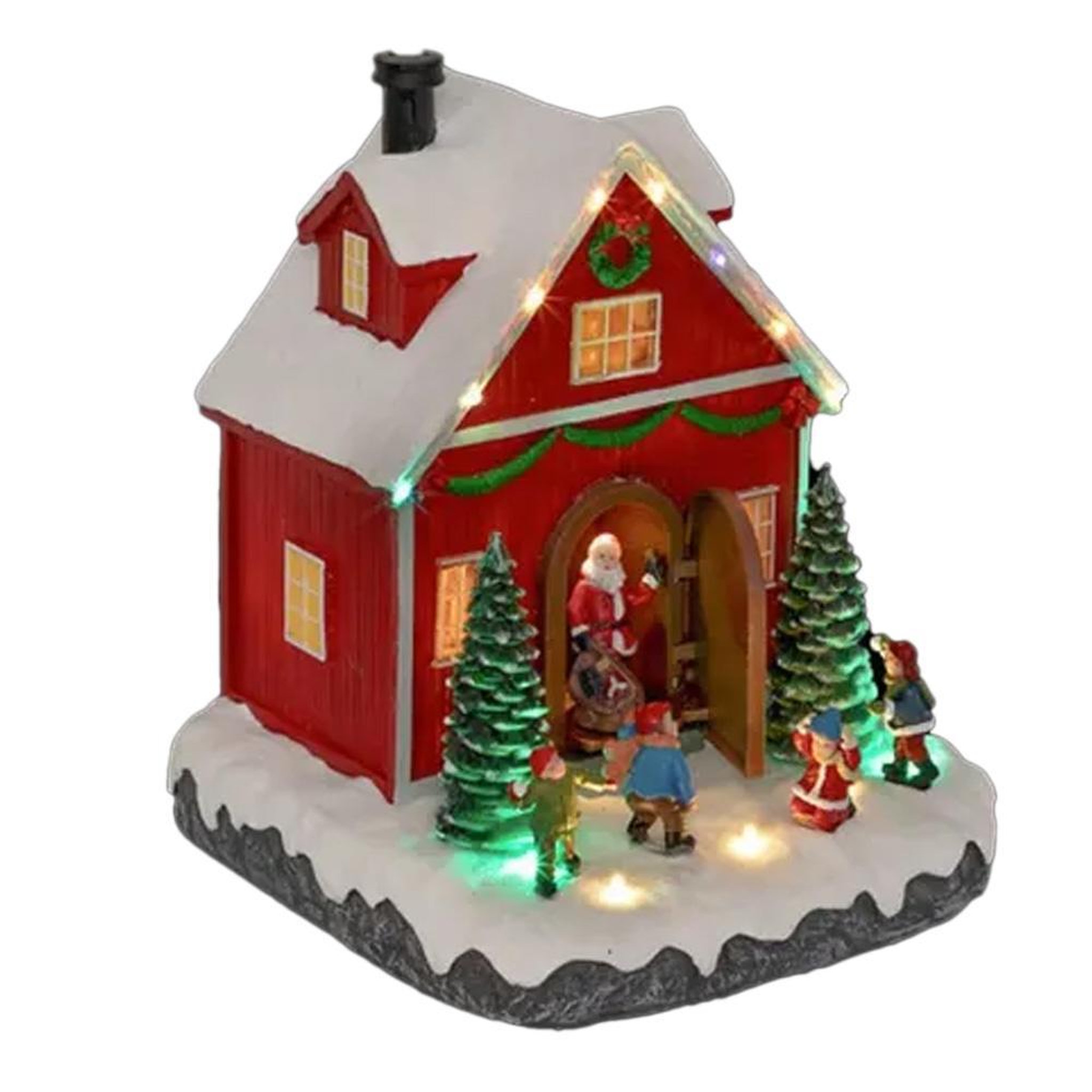 ATMOSPHERA Maison du père noël atmosphera lira 208850. Coloris disponibles : Multicolore