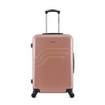 AMERICAN TRAVEL AMERICAN TRAVEL - Valise Weekend DETROIT 65 cm 4 Roues. Coloris disponibles : Noir, Rose, Beige, Gris, Bleu