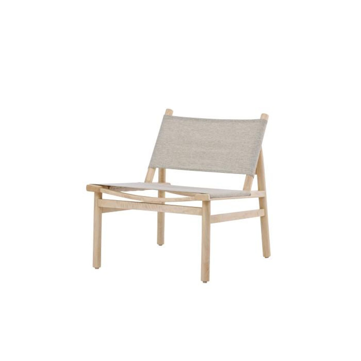 Paris Prix Fauteuil Bas en Bois  Millo  70cm Naturel