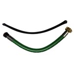 CENTRALE BRICO Lyre de raccordement inox pour gaz butane / propane pour bouteille 70cm, GAZINOX