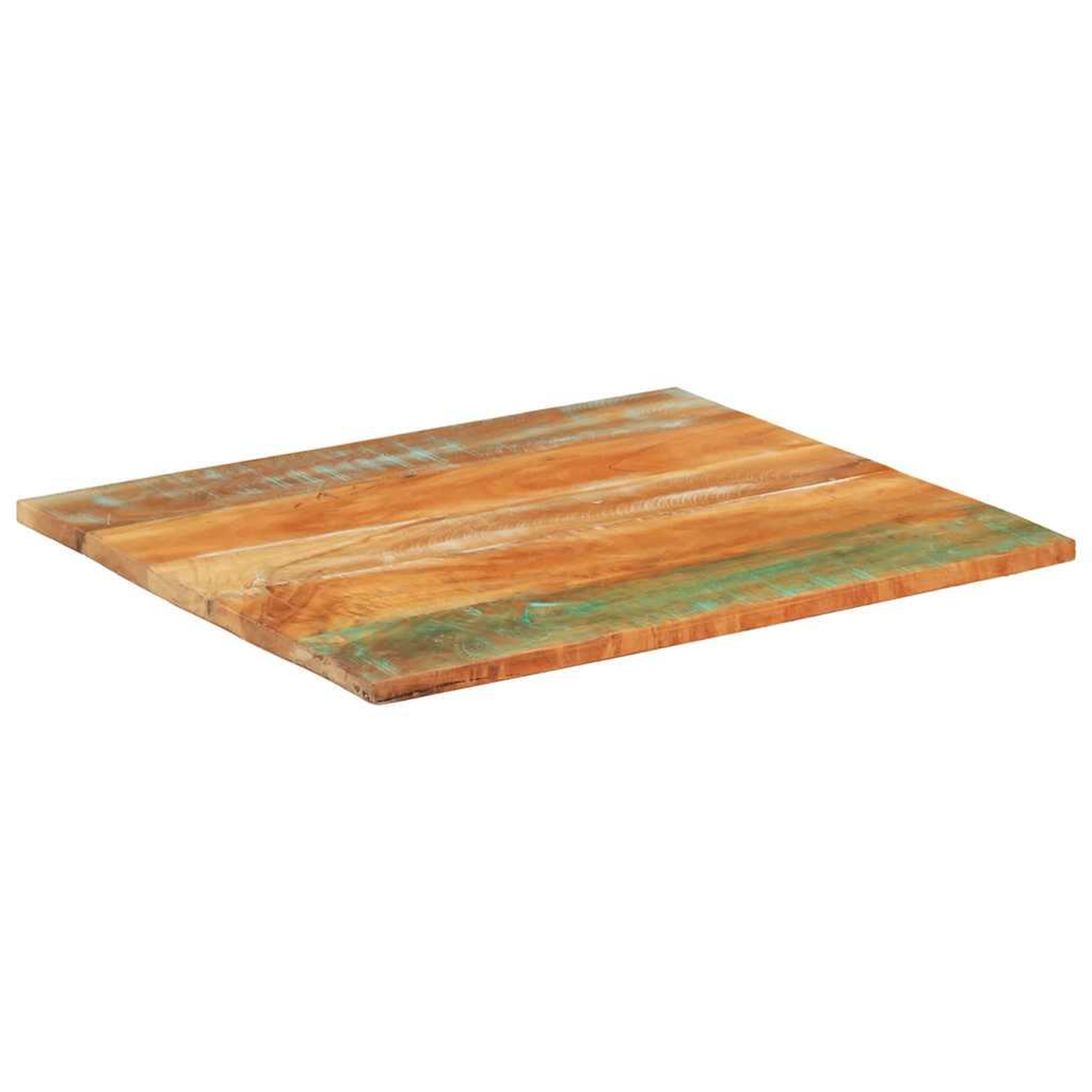 Voir la diapositive 3 : VIDAXL Dessus de table rectangulaire 70x80 cm 25-27 mm bois recupere