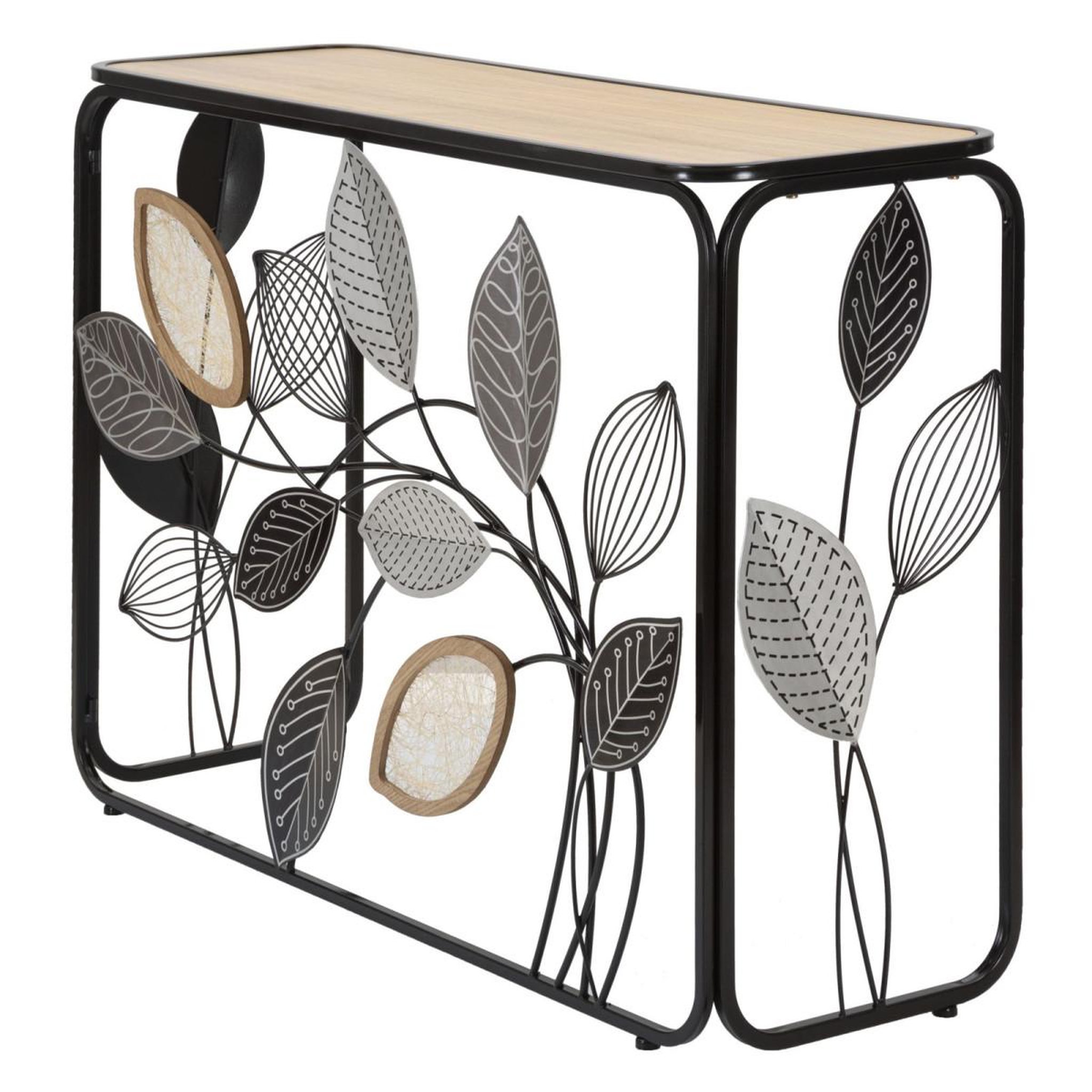 Voir la diapositive 4 : Paris Prix Console design en métal  automn  108cm multicolore