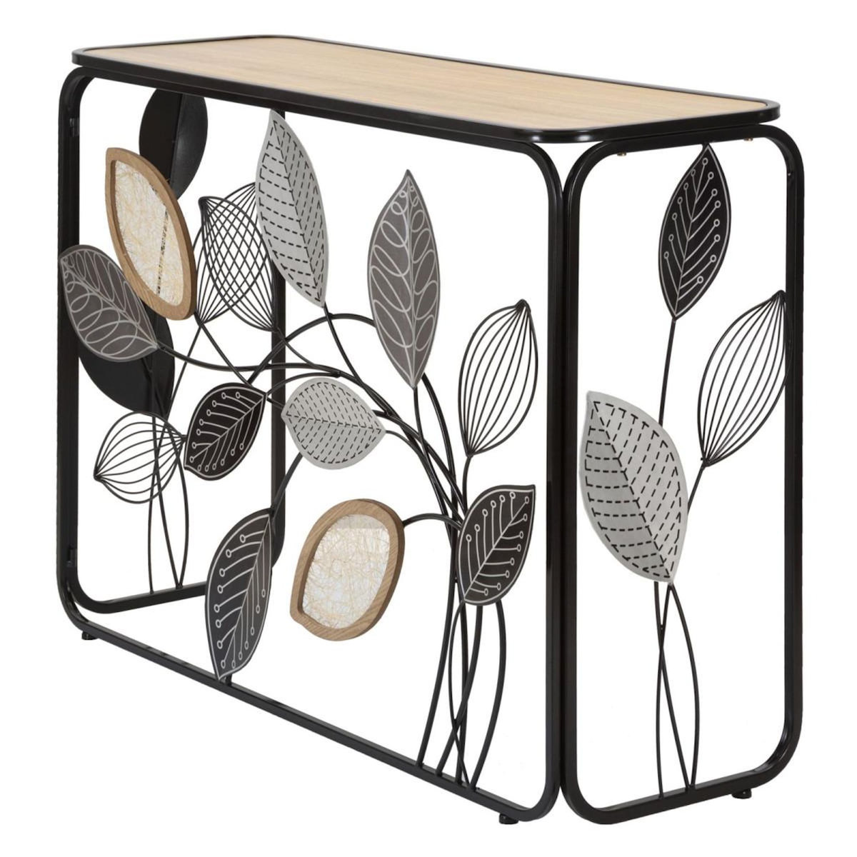 Paris Prix Console Design en Métal  Automn  108cm Multicolore