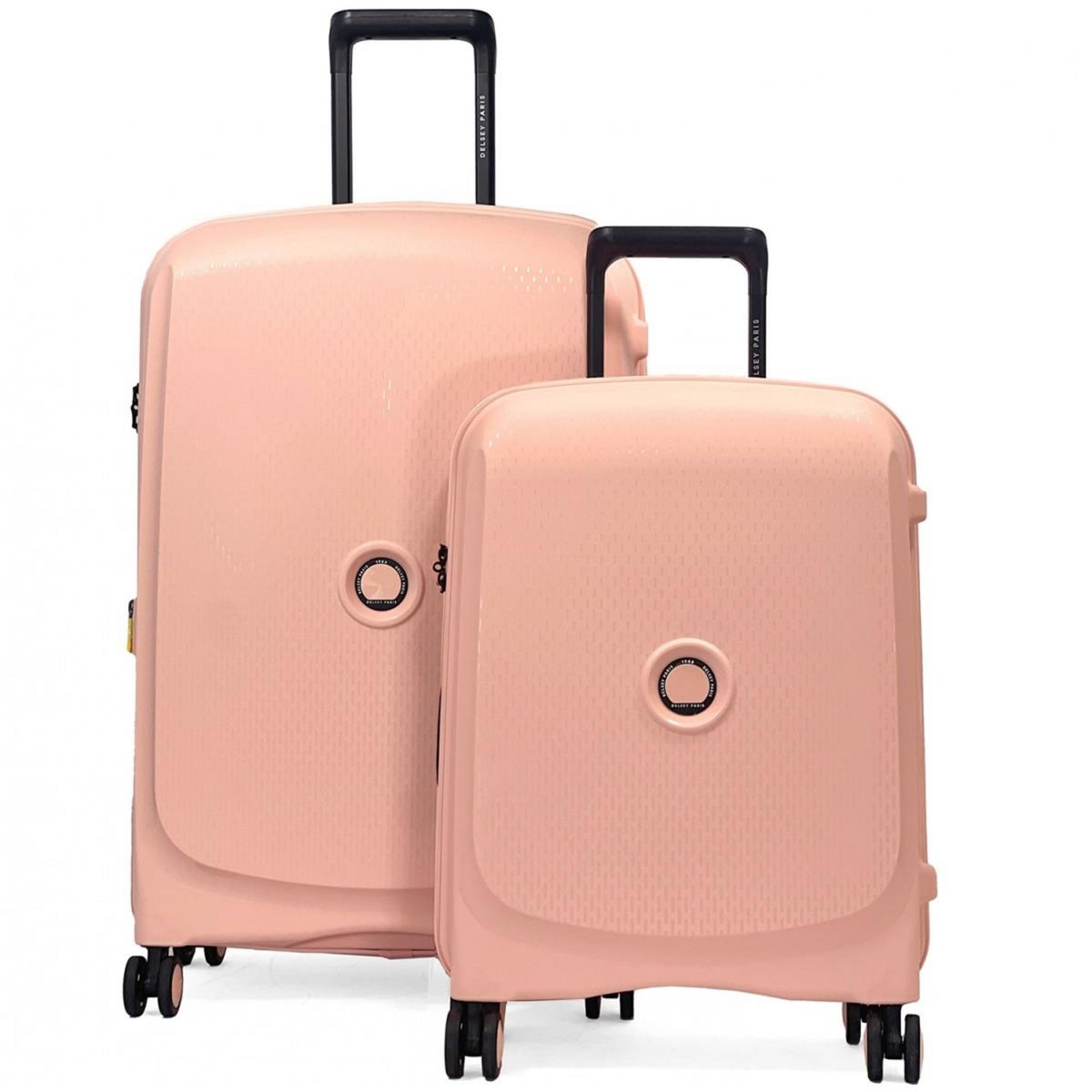 Delsey Lot 2 valises rigides Beaumont cabine 55cm et soute 71cm TSA